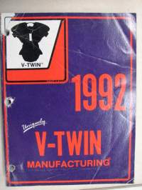 V-Twin Manufacturing 1992 -moottoripyörätarvikkeiden luettelo