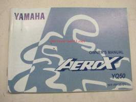 Yamaha AeroX YQ50 owner´s manual -omistajan käsikirja