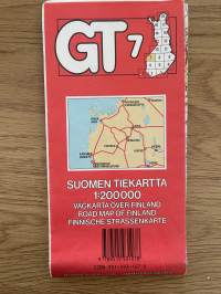 Suomen tiekartta GT 1988 nr 7