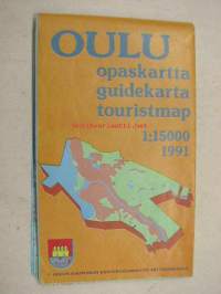 Oulu opaskartta  1:15 000 1991 -kartta