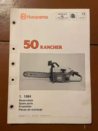 Husqvarna 50 reservdelar -esite. (1.84)