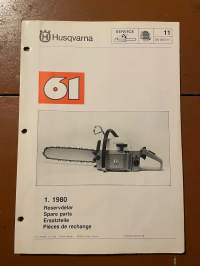 Husqvarna 61 reservdelar -esite. (1.80)