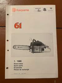 Husqvarna 61 reservdelar -esite. (1.86)