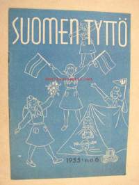 Suomen Tyttö 1955 nr 6 -partiolehti