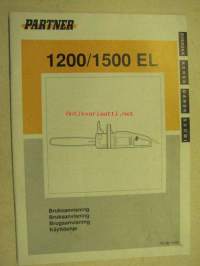 Partner 1200/1500 sähkömoottorisaha -käyttöohjekirja