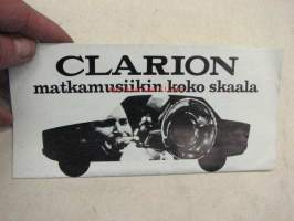 Clarion autoradiot -myyntiesite