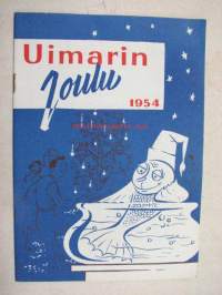 Uimari 1954 nr 12 joulunumero -Helsingin uimarien jäsenlehti