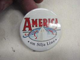 America on Silja Line -rintamerkki