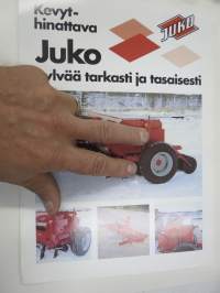 Juko hinattava kylvökone / kylvölannoitin -myyntiesite