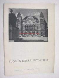 Suomen Kansallisteatteri Näytäntövuosi 1960-61