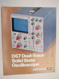Telequipment D67 Dual-Trace solid State Oscilloscope -myyntiesite