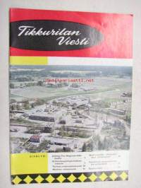 Tikkurilan Viesti 1964 nr 3 -asiakaslehti, sisältää asiapitoisia ammattiartikkeleita maalaus- suojaus- ja pinnoitustöistä ja materiaaleista