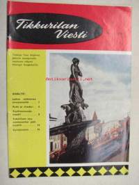 Tikkurilan Viesti 1966 nr 2 -asiakaslehti, sisältää asiapitoisia ammattiartikkeleita maalaus- suojaus- ja pinnoitustöistä ja materiaaleista
