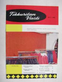 Tikkurilan Viesti 1966 nr 3 -asiakaslehti, sisältää asiapitoisia ammattiartikkeleita maalaus- suojaus- ja pinnoitustöistä ja materiaaleista