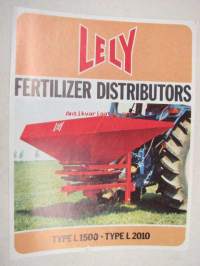 Lely fertilizer distributors L 1500, L2010 -myyntiesite