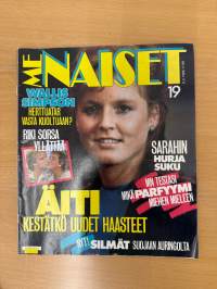 Me Naiset 1986 nr 19, Riki Sorsa ja äiti, Stevie Wonder, Ulla Tapaninen, ihanat parfyymit, aurinkolasit