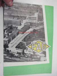 FAG -laaketitehtaan esite