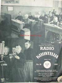 Radiokuuntelija 1940 nr 39 (radio-ohjelma ajalle 22 - 28 syyskuu 1940)