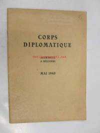 Corps diplomatique accredité a Helsinki 1940