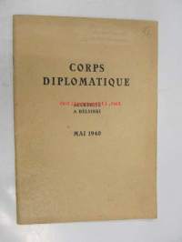 Corps diplomatique accredité a Helsinki 1940