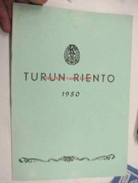 Turun Riento jouluna 1950 -urheiluseuran joulujulkaisu