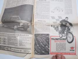Moottoriviesti 1967 nr 5, Salora Auto-ulamatik, VW Variant & 1500 & Opel Kadett kestotesti, Yamaha 100 YL-1, Moottoritehoa, Tehdään Mark 400 perävaunu, Fiat 125...