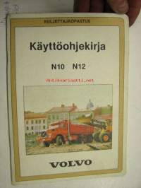 Volvo N10 N12 -käyttöohjekirja