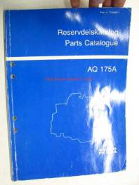 Volvo Penta AQ175A Redervdelskatalog, Parts Catalogue -varaosaluettelo