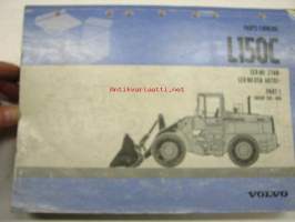 Volvo L150C Serial nr 2768- , Serial nr USA 60701- Part 1 Group 100-400 Parts Catalog -varaosaluettelo