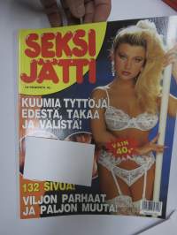 Seksijätti 1992 nr 1 -aikuisviihdelehti / adult graphics magazine