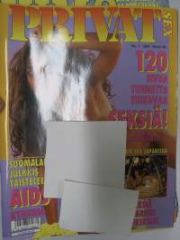 Privat 1994 nr 1 -aikuisviihdelehti / adult graphics magazine