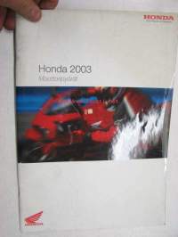 Honda 2003 Moottoripyörät -myyntiesite