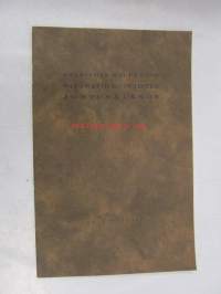 Helsingin kaupungin satamaviranomaisten johtosäännöt / Instruktioner för hamnmyndigheterna i Helsingfors stad