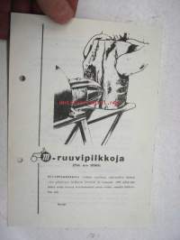 Muko ruuvipilkkoja -esite