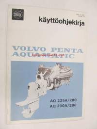 Volvo Penta Aquamatic AQ 225A/280 AQ 200A/280 -käyttöohjekirja
