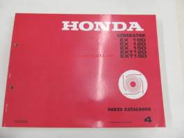 Honda Generator EX10D, EX12D, EX15D, EXT12D, EXT15D  Parts catalogue 4  -varaosaluettelo