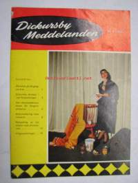 Dickursby Meddelanden 1958 nr 4 -asiakaslehti ruotsiksi