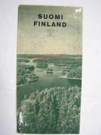 Viator Suomi-Finland osoitinkartta 1952