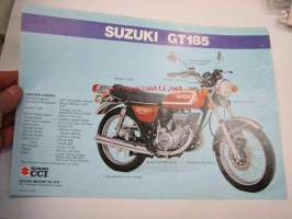 Suzuki GT125 / GT185 moottoripyörä -myyntiesite