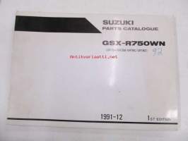 Suzuki GSX-R750WN (GR7BA/GR7BB/GR7BC/GR/BD) parts catalogue - varaosaluettelo