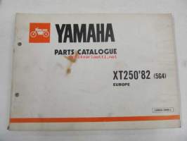 Yamaha XT250'82 (5G4) Europe parts catalogue - varaosaluettelo