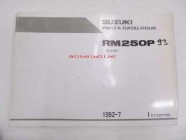 Suzuki RM250OP (RJ16A) parts catalogue - varaosaluettelo