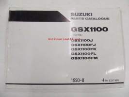 Suzuki GSX1100 (GV72A) GSX1100J, GSX1100FJ, GS1100FK, GSX1100FL, GSX1100FM parts catalogue - varaosaluettelo