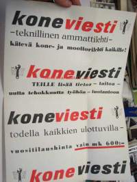 Koneviesti -mainosjuliste