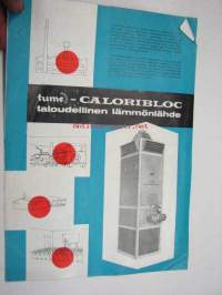 Tume Caloribloc lämmönlähde -myyntiesite
