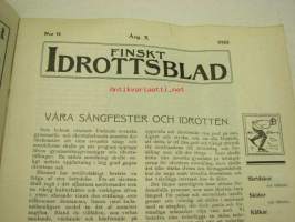 Finskt Idrottsblad 1913 nr 11 (Kansikuvitus Alexander Federley)