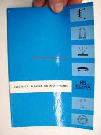 H&B Elima electrical measuring instruments -luettelo