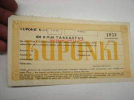 General Motors / 800 km tarkastuskuponki