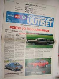 Volkswagen-Audi uutiset 1982 nr 6 lokakuu -asiakaslehti