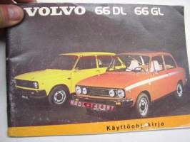 Volvo 66DL, 66GL -käyttöohjekirja